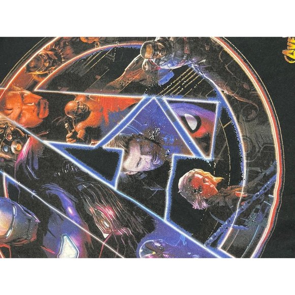 Marvel Comics Avengers Infinity War Men's Graphic Tee T Shirt Tee Black Size 3XL - Picture 8 of 11